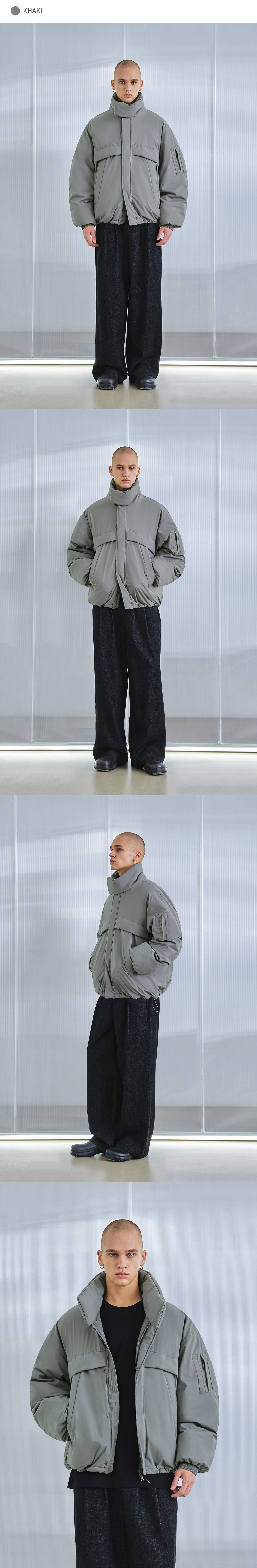 ダウンジャケット・コート codegraphy PRIMALOFT Monster Short Padded Khaki MUSINSA公式 | Codegraphy [PRIMALOFT] Monster short Puffer